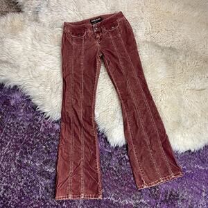 Vintage Guess Jeans retro low rise corduroy flare pants | downtown girl